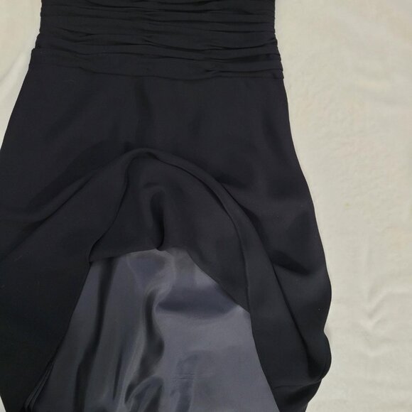 Jones New York Lace Top Rouched Waist Party Dress in Black - Picture 7 of 8